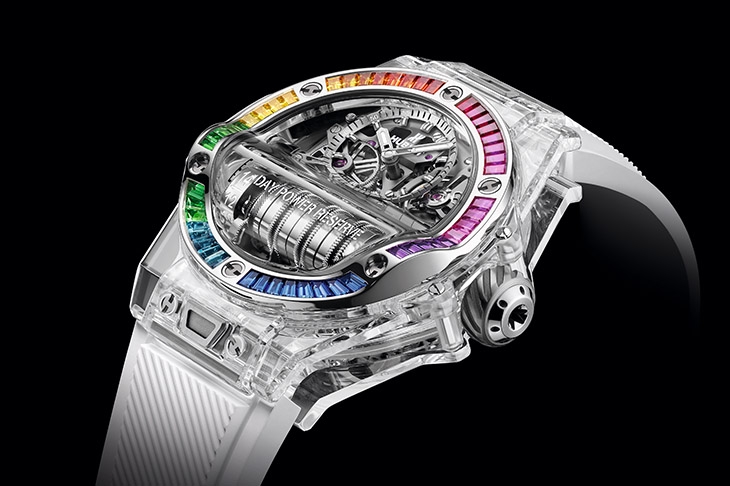 HUBLOT - SPIRIT OF BIG BANG - 645.JO.0120.RT - 腕錶市場潛力股必備特質:超限量、夠獨特|HUBLOT特別色藍寶石如何抓住目光