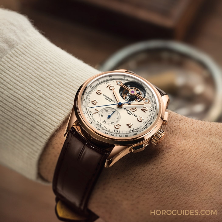 BREITLING - PREMIER - RB2120211G1P1 - 提升收藏高度的內行選擇:百年靈Premier B21陀飛輪計時碼錶