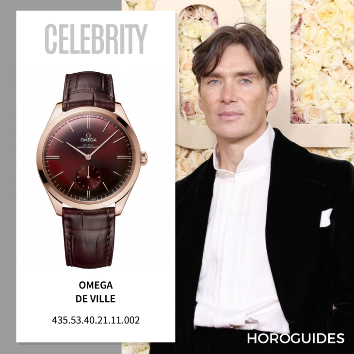 OMEGA - DE VILLE - 435.53.40.21.11.002 - 2024金球獎典禮，明星們佩戴的手錶與珠寶