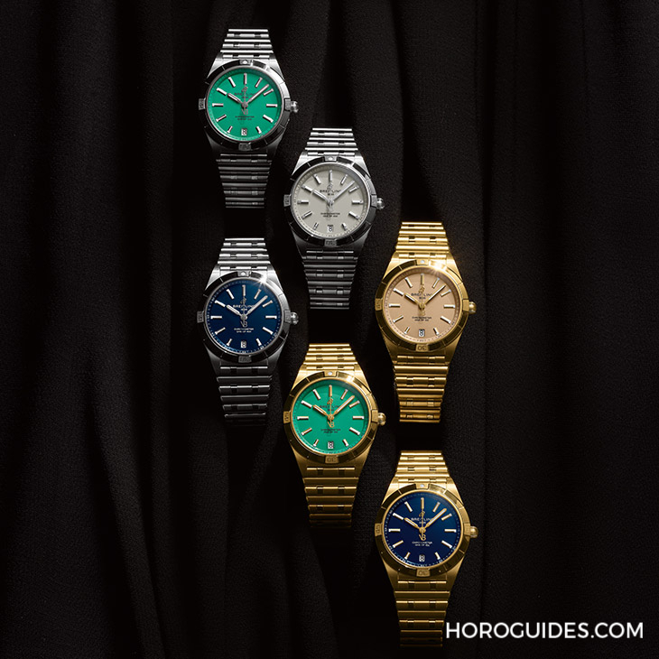 BREITLING - CHRONOMAT - K103801A1L1K1 - 百年靈第一款黃金腕錶,獻給「女士優先」Chronomat 36維多利亞.貝克漢限量版