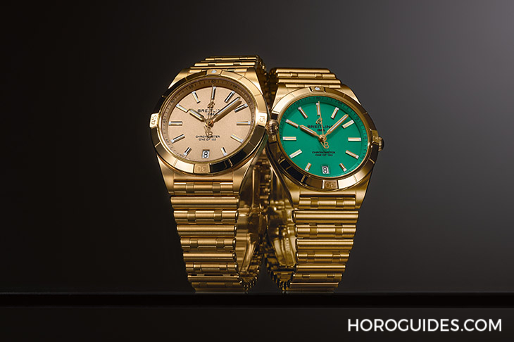 BREITLING - CHRONOMAT - K103801A1L1K1 - 百年靈第一款黃金腕錶,獻給「女士優先」Chronomat 36維多利亞.貝克漢限量版