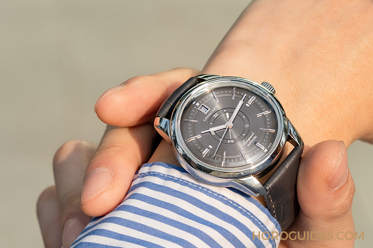 LONGINES - CONQUEST - L1.648.4.78.2 - 現代唯一的雙盤動力,浪琴無雙的互動思維|Conquest Heritage中央動力儲存腕錶