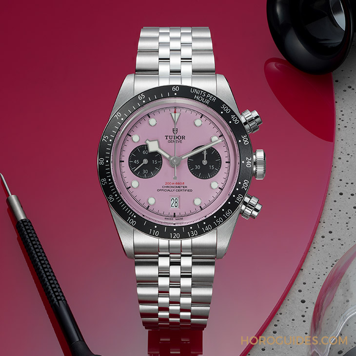 TUDOR - BLACK BAY - M79360N-0019 - 顛覆傳統的粉紅熊貓！帝舵表TUDOR 發表Black Bay Chrono 