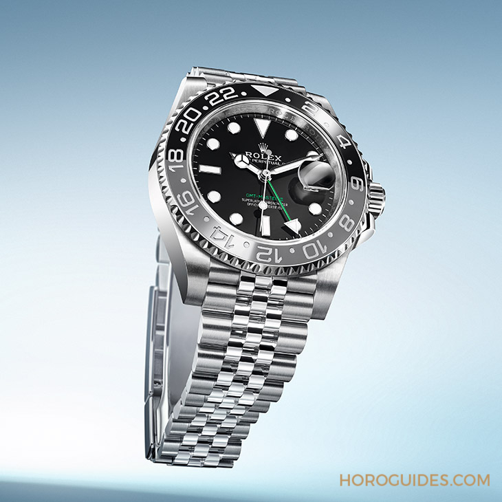 ROLEX - GMT-MASTER II - 126710GRNR-0004 - 勞力士不鏽鋼灰黑雙色陶瓷圈126710GRNR：GMT-Master II也有想要低調的時候