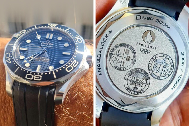 OMEGA - SEAMASTER - 210.30.42.20.03.002 - 007手腕再次提前曝光新作?巴黎奧運會謎樣的OMEGA Seamaster黑面無日期款