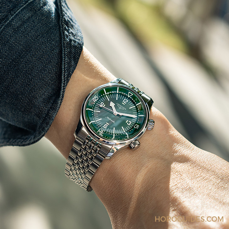 LONGINES - HERITAGE - L3.764.4.06.6 - 是時候給傳統潛水錶更多顏色瞧瞧!浪琴表LONGINES Legend Diver三款新色
