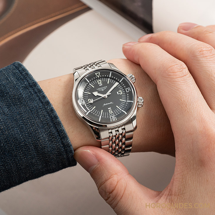 LONGINES - HERITAGE - L3.764.4.06.6 - 是時候給傳統潛水錶更多顏色瞧瞧!浪琴表LONGINES Legend Diver三款新色
