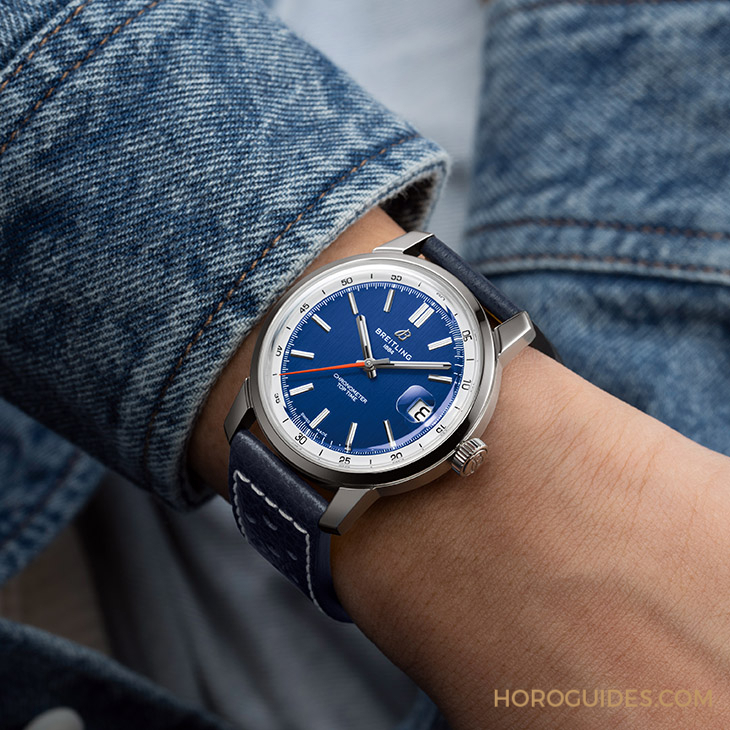 BREITLING - TOP TIME - AB3113281A1X1 - 與Top Time一起追尋自由:BREITLING百年靈B31全新三針腕錶與自製機芯