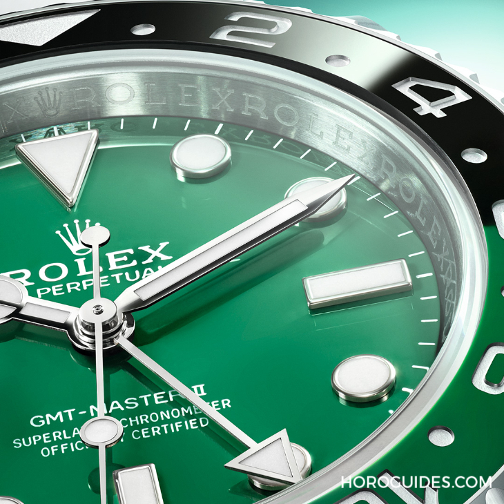 ROLEX - GMT-MASTER II - 126729VTNR-0001 - 綠色果然是ROLEX的特別色:GMT-Master II左冠綠黑圈推出勞力士首款陶瓷錶面126729VTNR