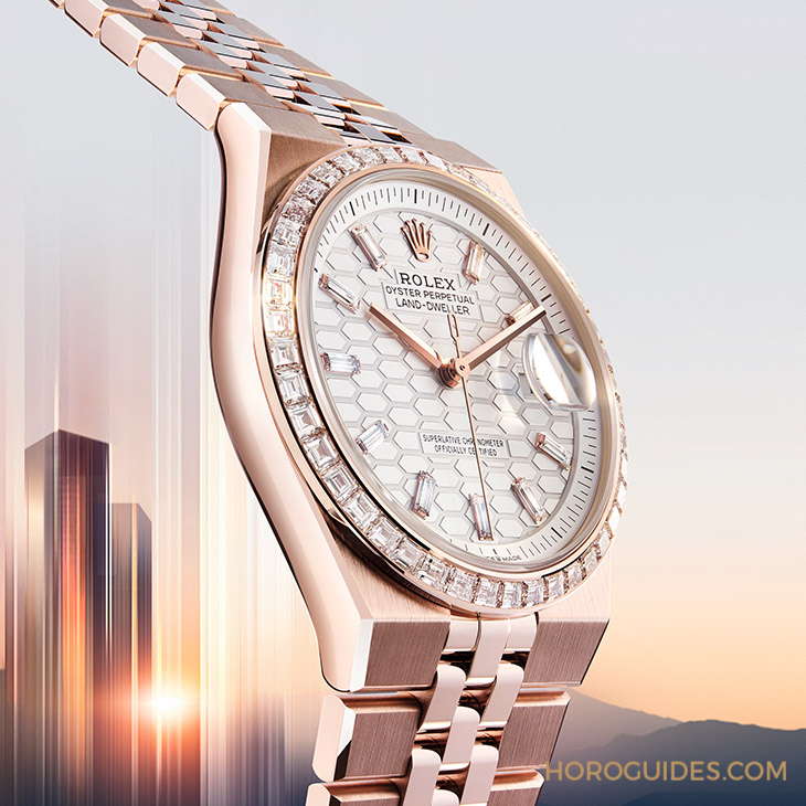 ROLEX - Land-Dweller - 127334-0001 - 既熟悉、又新穎的勞力士：重點解析Land-Dweller新錶面、機芯、一體式鍊帶