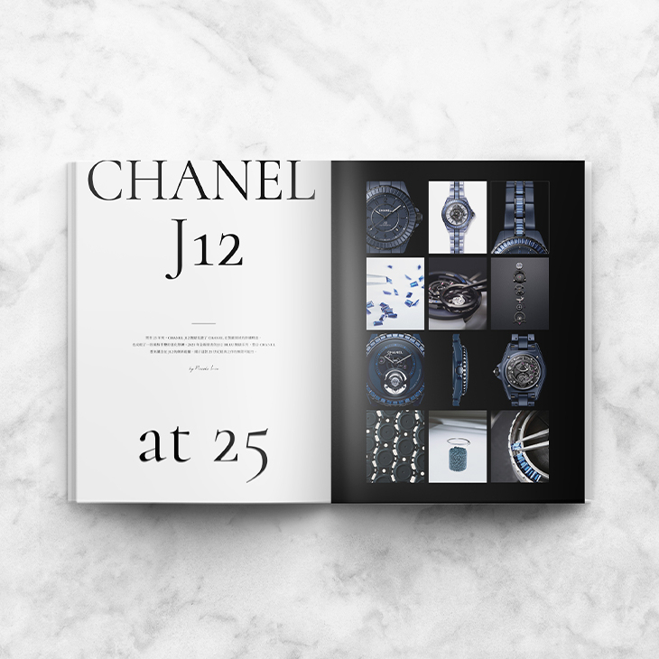 CHANEL - J12 - H9632 - 新世代,以自由與熱情改寫收藏文化:HOROGUIDES雜誌 Vol.8《THE BLUE ISSUE》