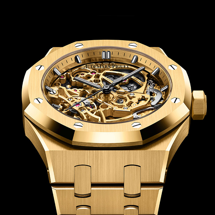 AUDEMARS PIGUET - ROYAL OAK - 15467BA.OO.1256BA.01 - AP愛彼的同色系機械美學：Royal Oak皇家橡樹熱門鏤空款式新作登場
