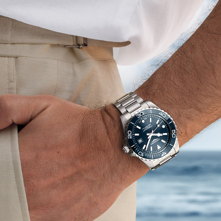 LONGINES - HYDRO CONQUEST - L3.788.4.06.6 - 從運動錶到日常主力：浪琴全新HydroConquest深海征服者，重塑浪鬼定位