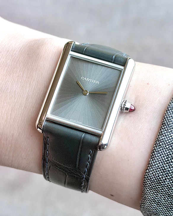 CARTIER - TANK - WGTA0303 - 衝動，還是理性？藏家Felicity最愛的新收藏｜HOROGUIDES雜誌Vol.10 特別企劃