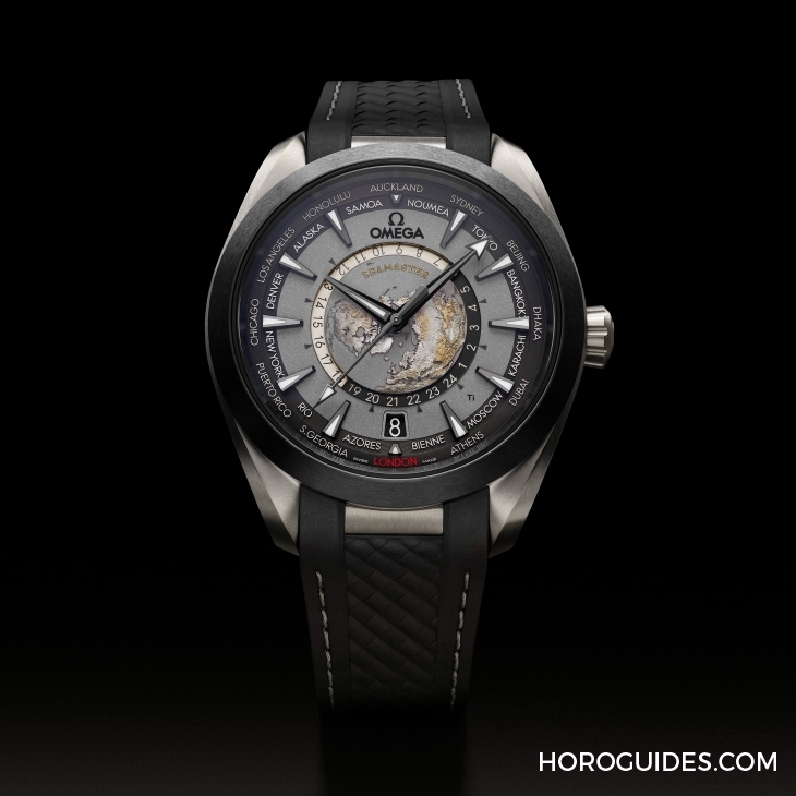 OMEGA - SEAMASTER - 220.92.43.22.99.001 - 世界時間材質配色雙進化|OMEGA Seamaster Aqua Terra Worldtimer