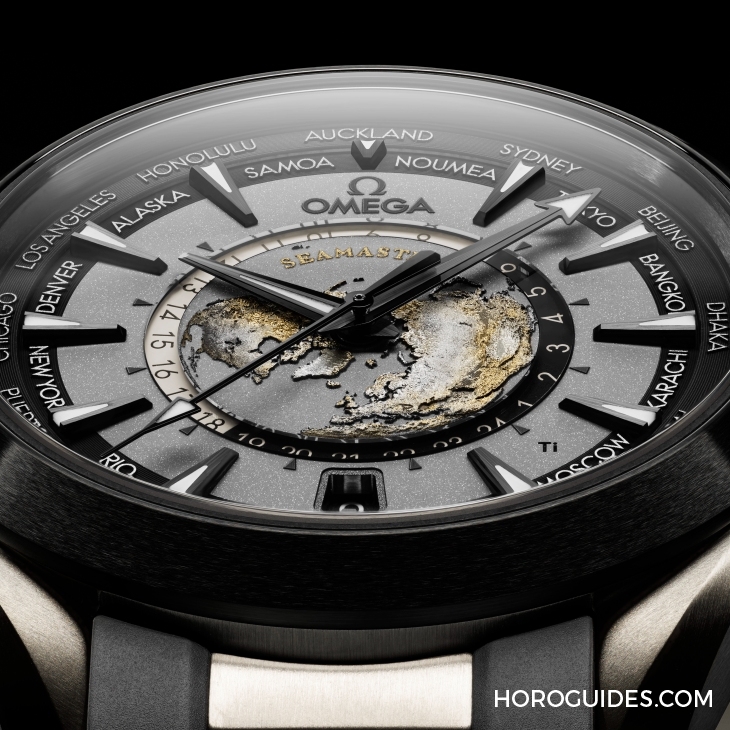 OMEGA - SEAMASTER - 220.92.43.22.99.001 - 世界時間材質配色雙進化|OMEGA Seamaster Aqua Terra Worldtimer