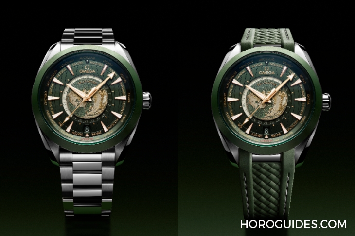 OMEGA - SEAMASTER - 220.92.43.22.99.001 - 世界時間材質配色雙進化|OMEGA Seamaster Aqua Terra Worldtimer