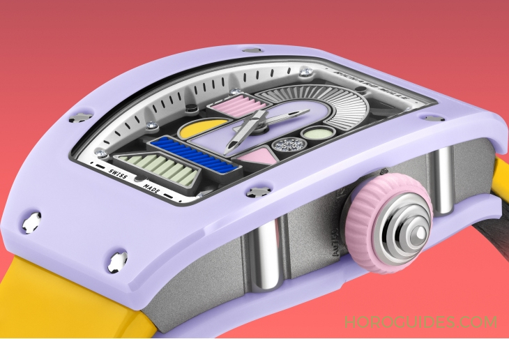 RICHARD MILLE - WOMEN - RM 07-01 - 融入曼菲斯風格 粉嫩三色齊發｜RICHARD MILLE RM 07-01彩色陶瓷腕錶