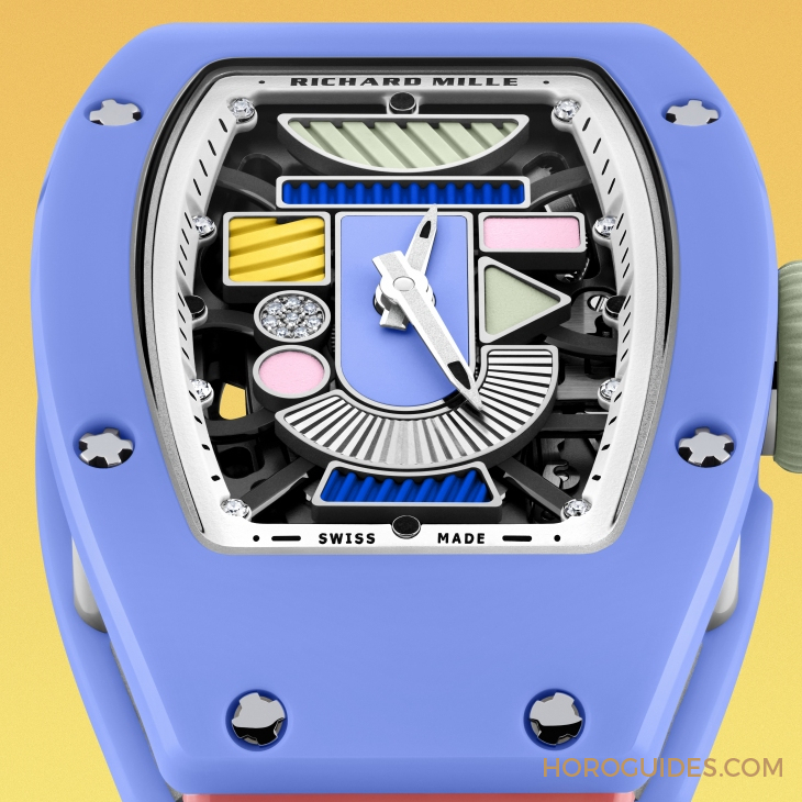 RICHARD MILLE - WOMEN - RM 07-01 - 融入曼菲斯風格 粉嫩三色齊發｜RICHARD MILLE RM 07-01彩色陶瓷腕錶