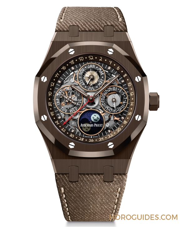 AUDEMARS PIGUET - ROYAL OAK - 26585CM.OO.D301VE.01 - 要來一塊 「愛彼巧克力」嗎?愛彼攜手饒舌歌手Travis Scott打造Royal Oak鏤空萬年曆限量版