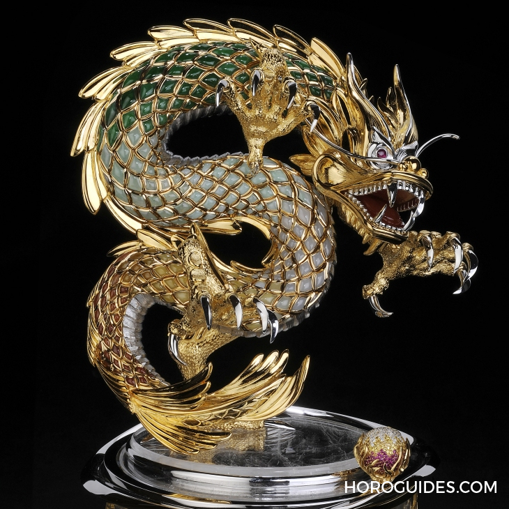 PARMIGIANI FLEURIER - 祥龍戲珠，傑作再現｜PARMIGIANI FLEURIER精心修復Tempus Fugit自動座鐘