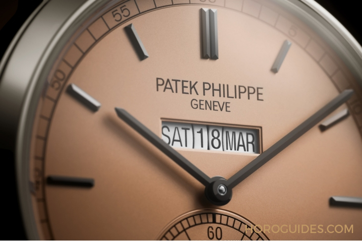 PATEK PHILIPPE - GRAND COMPLICATIONS - 5236P-010 - PATEK PHILIPPE象徵奢華的salmon dial鮭魚面,現身Ref. 5236P-010並列顯示萬年曆