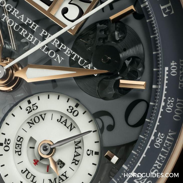 A. LANGE & SÖHNE - SAXONIA - 740.055 - 半透夜光錶盤再遇18K蜂蜜金|朗格Datograph Perpetual Tourbillon Honeygold "Lumen"