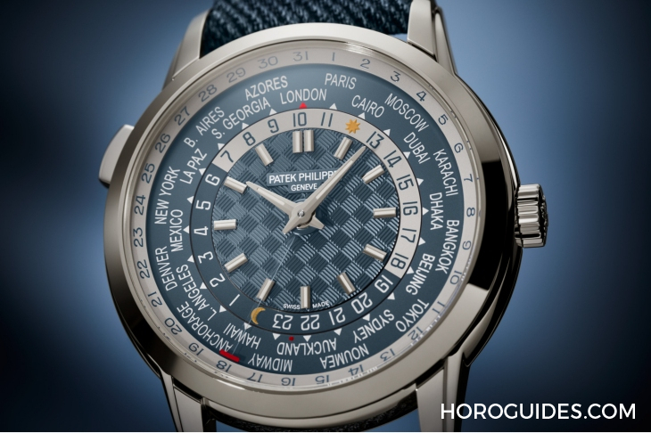 PATEK PHILIPPE - GRAND COMPLICATIONS - 5330G-001 - 首創日期顯示與當地時間同步，新一代世界時間腕錶｜PATEK PHILIPPE Ref. 5330G-001藍灰面
