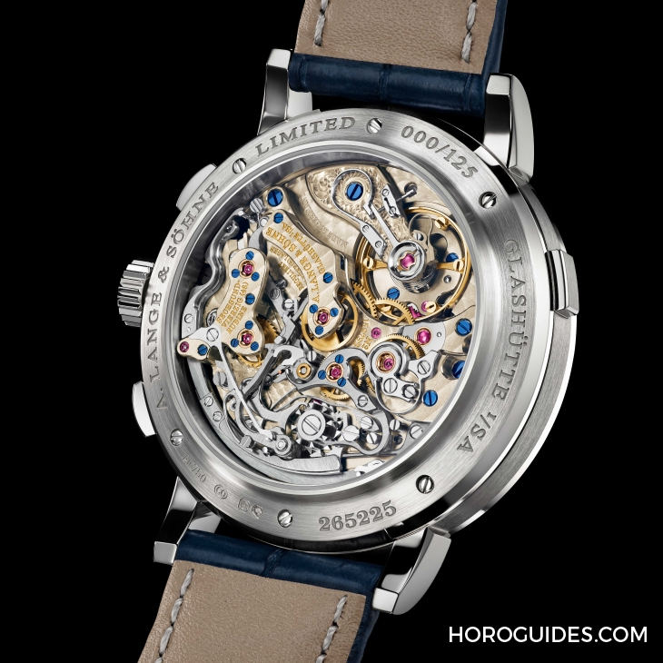A. LANGE & SÖHNE - SAXONIA - 405.028 - 換裝18K白金配藍面,歡慶問世25周年|朗格Datograph Up/Down全新限量版
