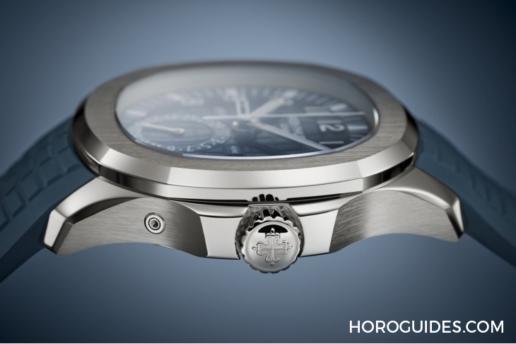 PATEK PHILIPPE - NAUTILUS - 5980/60G-001 - 乳光藍灰面活力風，複雜功能運動錶齊換色｜PATEK PHILIPPE Nautilus、Aquanaut新款