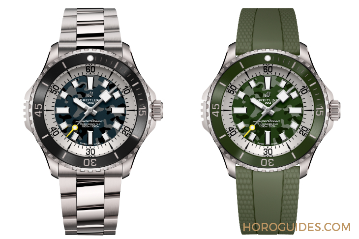 BREITLING - SUPEROCEAN - A17375211B2S4 - 彩虹時標面、46mm千米深潛新錶同步現身|BREITLING Superocean系列新錶