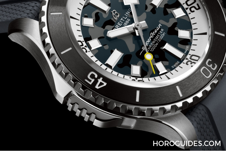 BREITLING - SUPEROCEAN - A17375211B2S4 - 彩虹時標面、46mm千米深潛新錶同步現身|BREITLING Superocean系列新錶