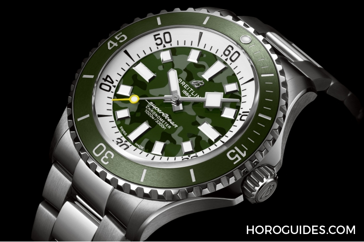 BREITLING - SUPEROCEAN - A17375211B2S4 - 彩虹時標面、46mm千米深潛新錶同步現身|BREITLING Superocean系列新錶