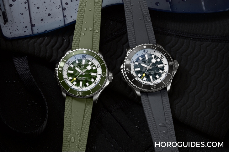 BREITLING - SUPEROCEAN - A17375211B2S4 - 彩虹時標面、46mm千米深潛新錶同步現身|BREITLING Superocean系列新錶