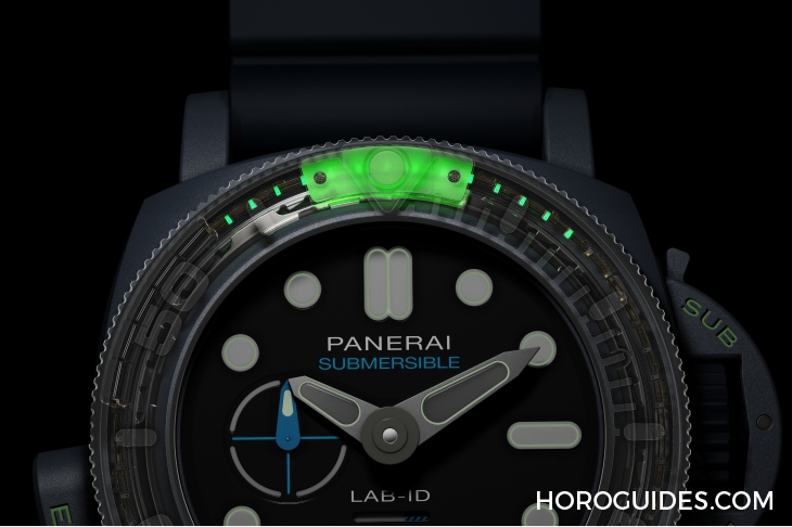 PANERAI - SUBMERSIBLE - PAM01800 - 機械錶夜光新境界! PANERAI 發表全新Submersible Elux LAB-ID PAM01800腕錶