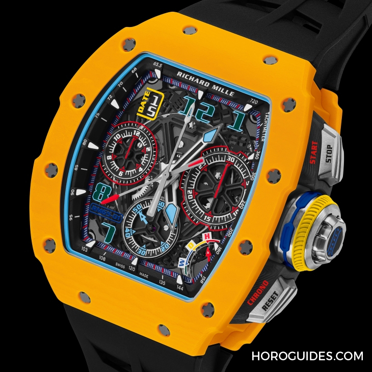 RICHARD MILLE - MEN - RM 65-01 - 亮色Quartz TPT®石英纖維入作！Richard Mille最複雜自動上鍊腕錶RM 65-01延伸新作搶眼登場