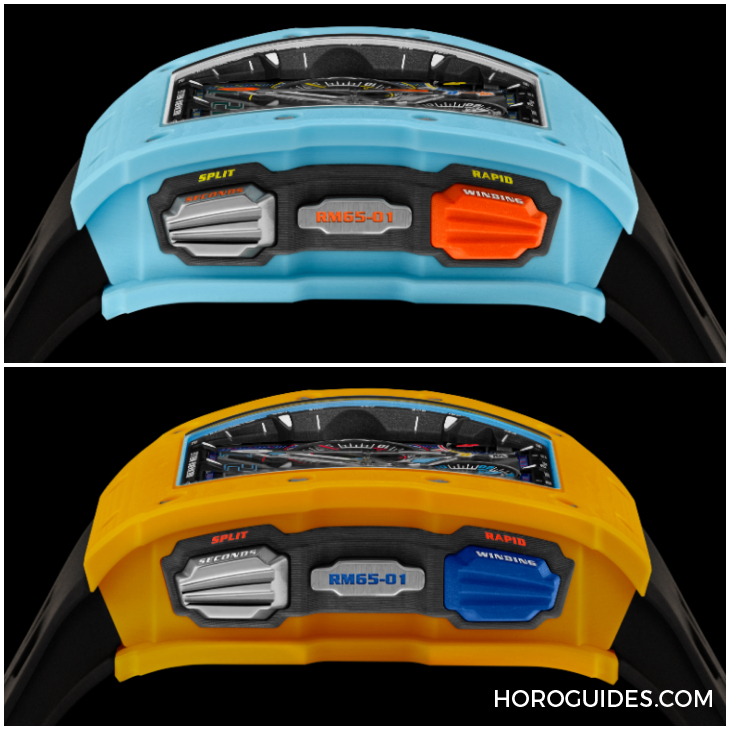 RICHARD MILLE - MEN - RM 65-01 - 亮色Quartz TPT®石英纖維入作！Richard Mille最複雜自動上鍊腕錶RM 65-01延伸新作搶眼登場