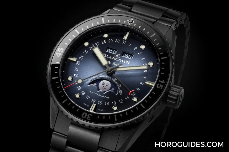 BLANCPAIN - FIFTY FATHOMS - 5054-0140-01S - BLANCPAIN首配陶瓷鍊帶|Fifty Fathoms Bathyscaphe系列全面新生著裝