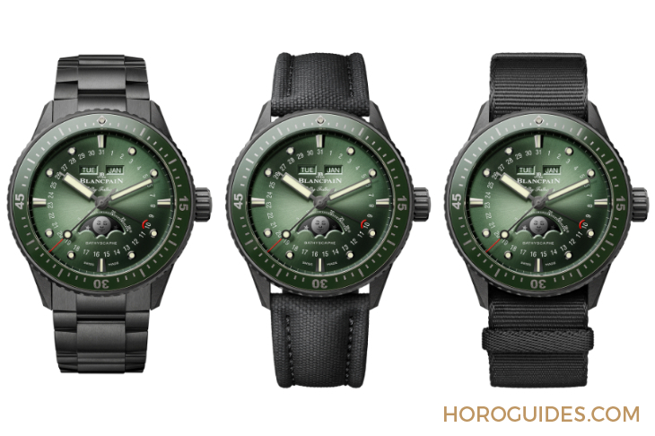 BLANCPAIN - FIFTY FATHOMS - 5054-0140-01S - BLANCPAIN首配陶瓷鍊帶|Fifty Fathoms Bathyscaphe系列全面新生著裝