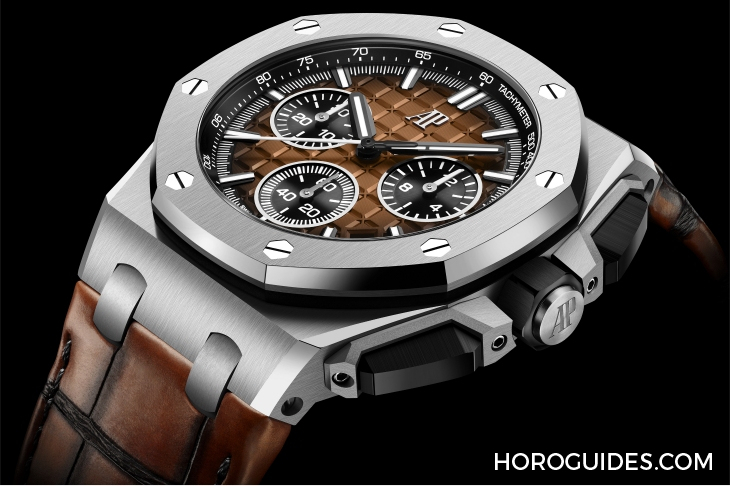 AUDEMARS PIGUET - ROYAL OAK OFFSHORE - 77605OK.OO.A101CA.01 - 捕捉夏日氛圍,愛彼皇家橡樹離岸型自動錶及自動上鍊計時碼錶三款新作亮相