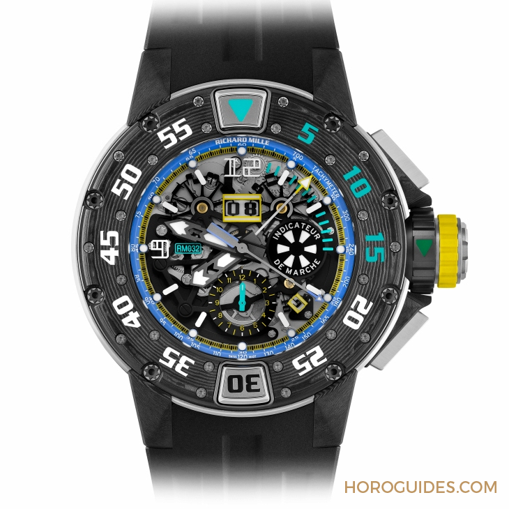 RICHARD MILLE - MEN - RM 032 - 征服深海,終極上陣!RICHARD MILLE RM 032自動上鍊飛返計時碼錶終極版