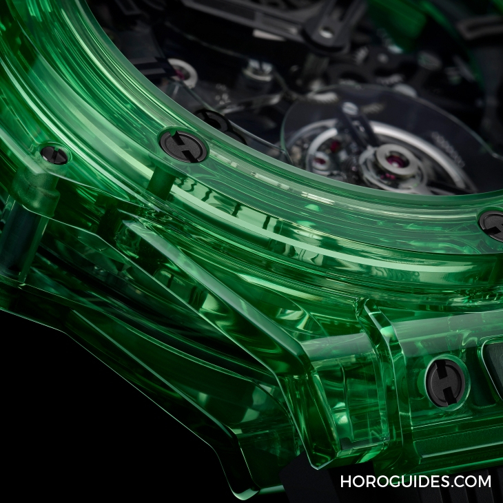 HUBLOT - BIG BANG - 429.JG.0110.RT - 2025 LVMH Watch Week速報：HUBLOT Big Bang自動上鍊陀飛輪綠色SAXEM腕錶