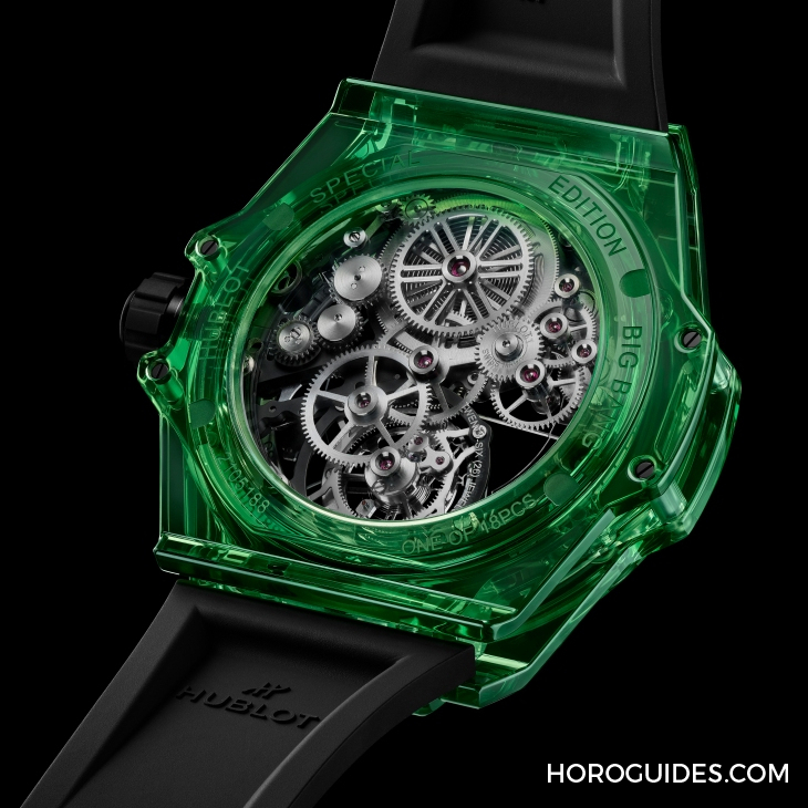 HUBLOT - BIG BANG - 429.JG.0110.RT - 2025 LVMH Watch Week速報：HUBLOT Big Bang自動上鍊陀飛輪綠色SAXEM腕錶