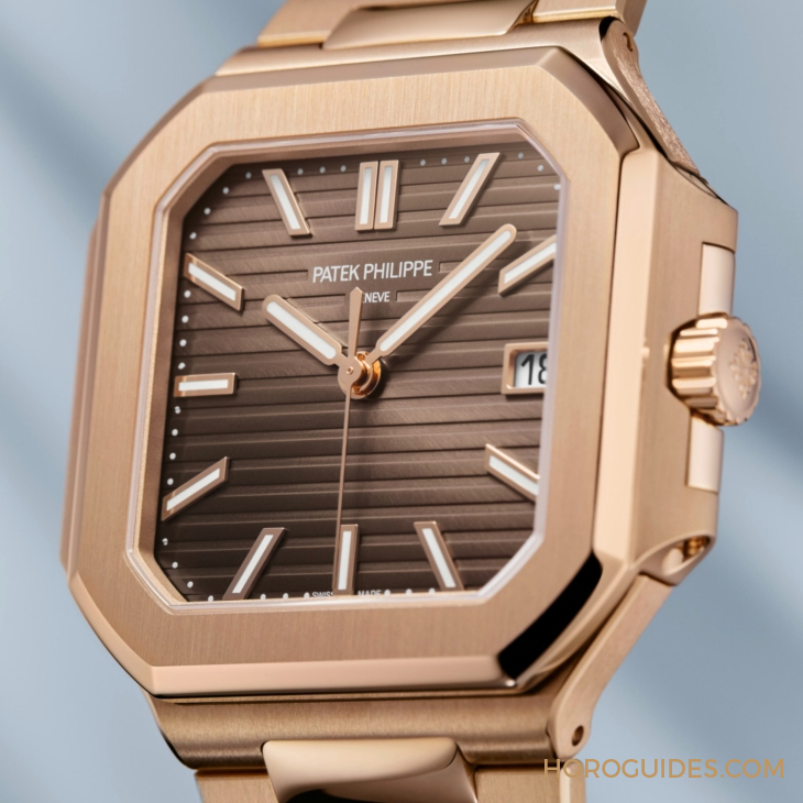 PATEK PHILIPPE - CUBITUS - 7128/1G-001 - Cubitus 40mm中裝尺寸現身!PATEK PHILIPPE Ref. 7128白金藍灰面及玫瑰金啡面款登場