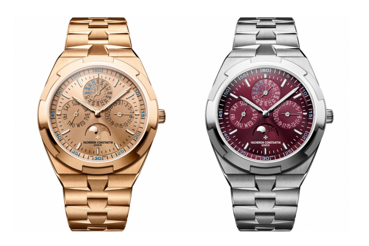 VACHERON CONSTANTIN - OVERSEAS - 4300V/220G-H151 - 驚喜新色雙雙上陣！江詩丹頓Overseas超薄萬年曆推出全粉紅金款及白金勃艮第紅面新款