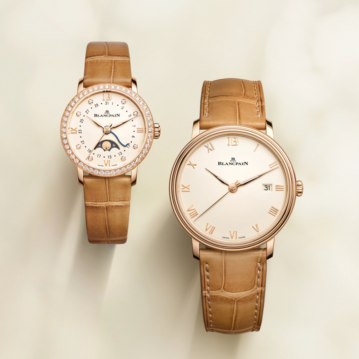 BLANCPAIN - VILLERET - 6224N-1135-55B - 精巧尺寸再解鎖！BLANCPAIN 寶珀 Villeret Ultraplate 擴充 38mm 新款，29.2mm 精緻月相同步列陣