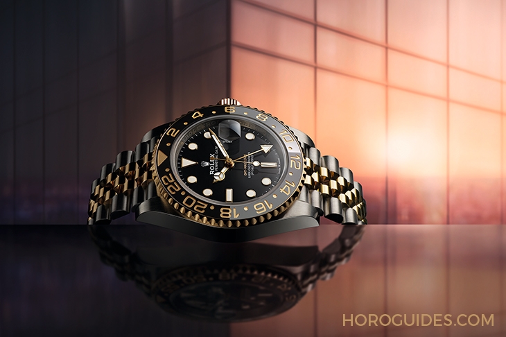 ROLEX - GMT-MASTER II - 126713GRNR-0001 - 勞力士GMT-Master II新款灰黑雙色陶瓷圈 黃金材質大器回歸