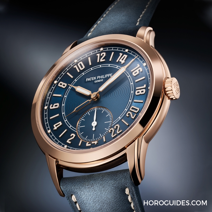 PATEK PHILIPPE - COMPLICATIONS - 5224R-001 - 百達翡麗Calatrava 5224R-001兩地時間腕錶 原創二十四小時顯示
