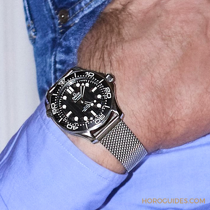 OMEGA - SEAMASTER - 210.30.42.20.03.002 - 007手腕再次提前曝光新作?巴黎奧運會謎樣的OMEGA Seamaster黑面無日期款