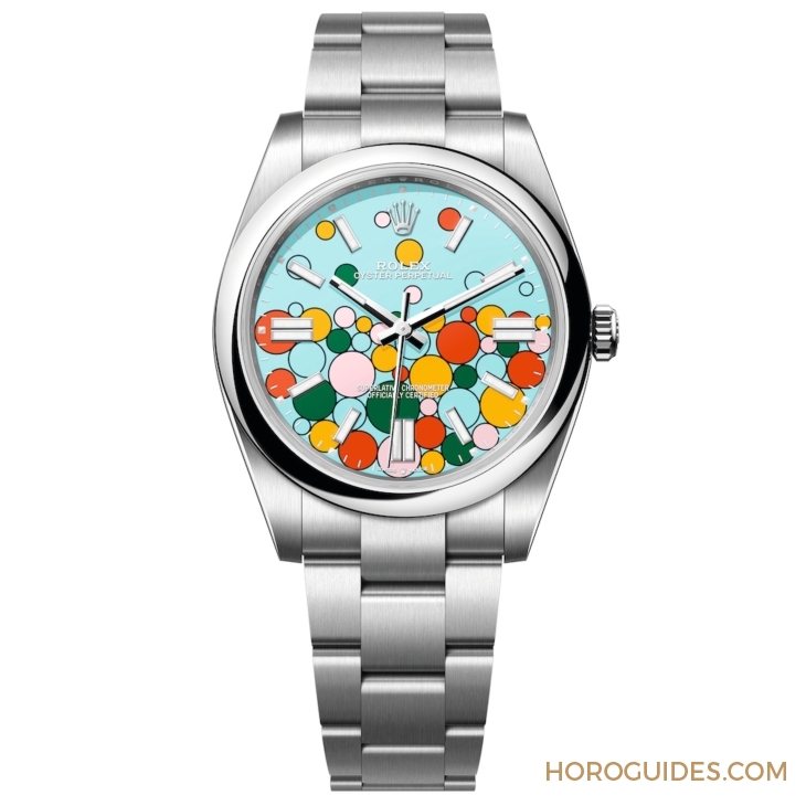 ROLEX - OYSTER PERPETUAL - 124300-0008 - 錶盤上的活力慶典｜ROLEX Oyster Perpetual